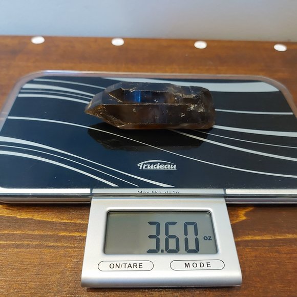 🔥 Sale 🔥 Semi Polished Smokey Quartz Point - Perfectly Imperfect - Picture 5 of 5